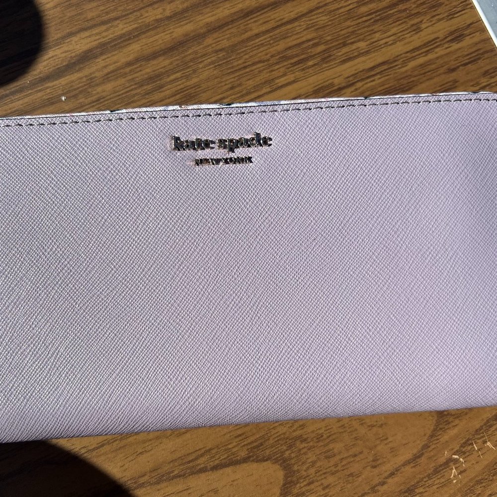 KATE SPADE PURPLE SPENCER WALLET -NEW
